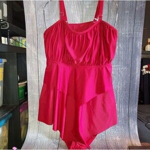 Corfrute Deep Dark Red 2 Piece Swimsuit XL